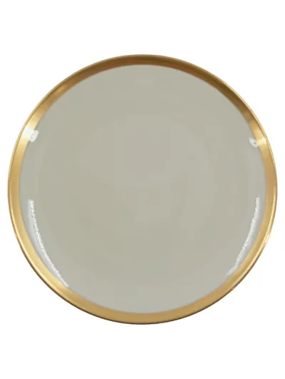 Fein Bayreuth Essteller Porzellan Goldrand 20cm Germany Vintage