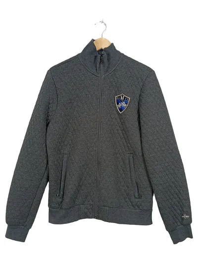 HV Society Steppjacke Damen Gr. M Grau Gesteppt Polo Reitsport