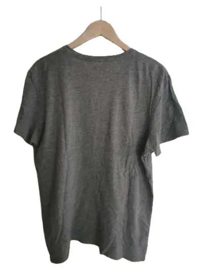 Jack & Jones Herren T-Shirt Logo Print Grau Gr. XL Baumwolle