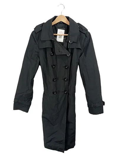 Brookshire Damen Trenchcoat Gr. S/M Grau Klassisch Mantel