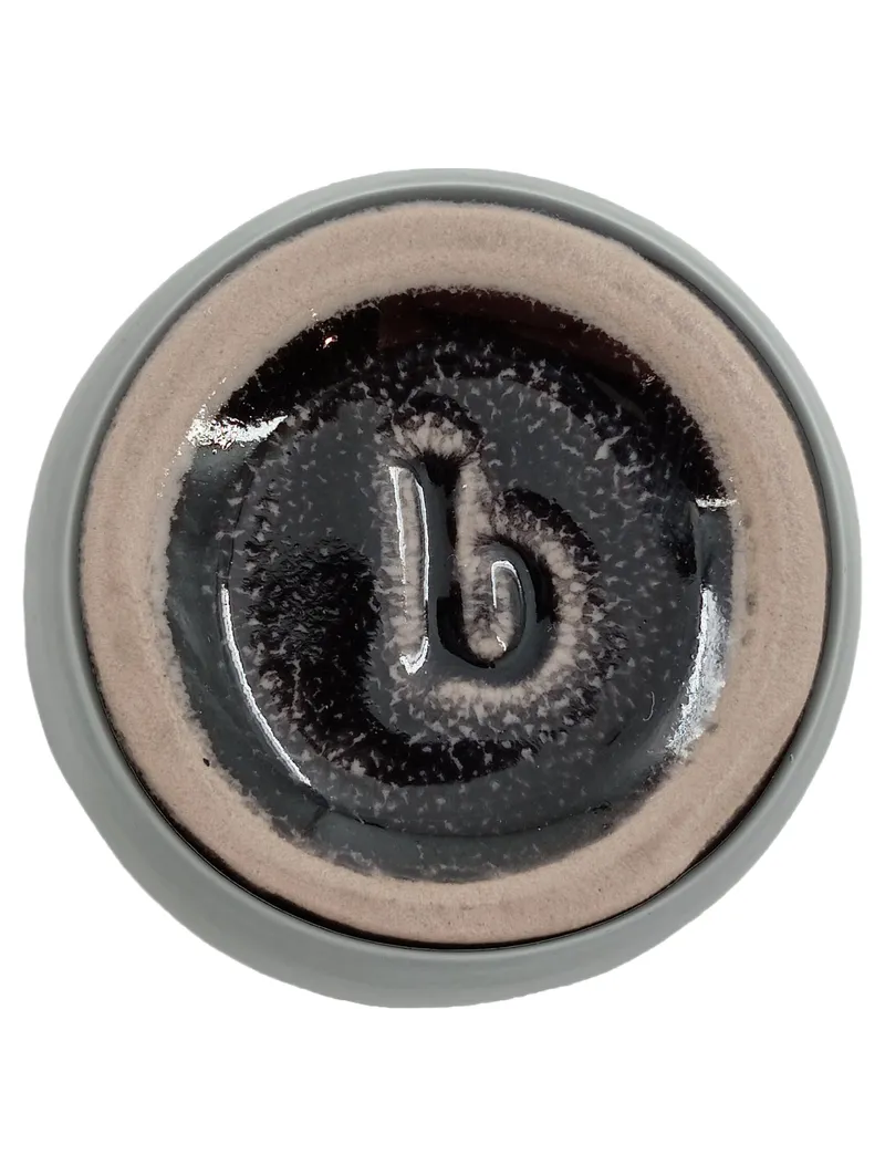 Broste Copenhagen Kaffeebecher Porzellan Grau Minimalistisch 11cm 2