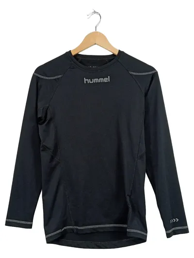 Hummel Langarmshirt Herren Compression Shirt Schwarz Gr. S