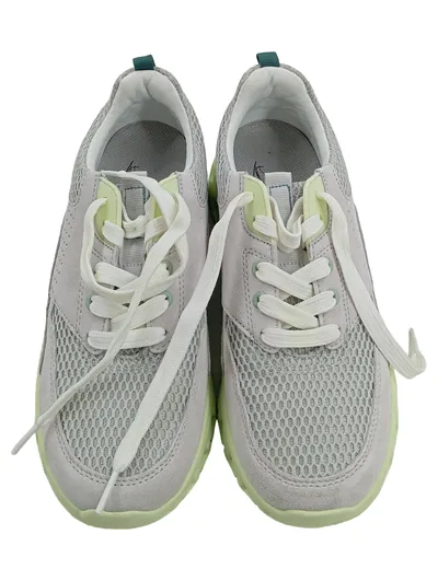 Gabor Damen Sneaker Low Grau Mint Größe 37 Sportlich Mesh