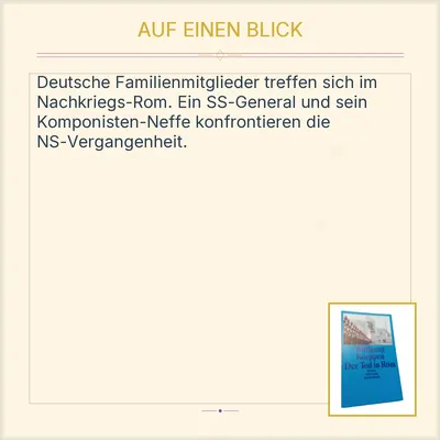 Der Tod in Rom Wolfgang Koeppen Suhrkamp Taschenbuch Gesellschaftsroman
