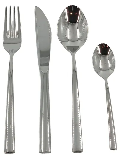 Villeroy & Boch Besteck Set Piemont 4-teilig Edelstahl Silber Modern