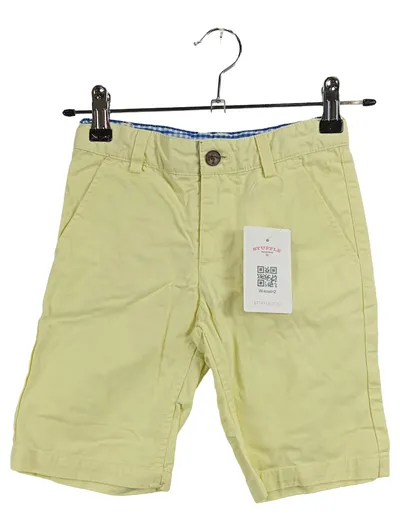 Jacadi Chino Shorts Kinder Gr. 128 Gelb Baumwolle Preppy Sommer