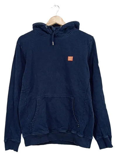 Les Deux Herren Hoodie Kapuzenpullover Gr. M Navy Blau Casual
