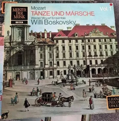Mozart Tänze und Märsche Vol.1 Willi Boskovsky Decca Vinyl LP