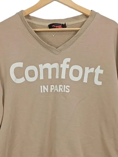 Miss Goodlife Damen Pullover Comfort In Paris Beige Gr. S Casual