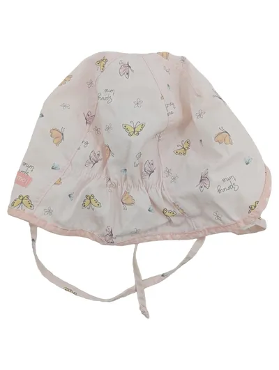 Maximo Baby Sonnenhut Schmetterling Rosa Gr. 41 Mädchen Bindebänder