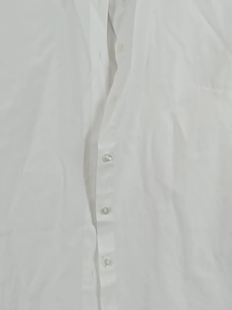 Collection L Hemdbluse Damen Gr. 36 Weiß Klassisch Langarm Baumwolle 3