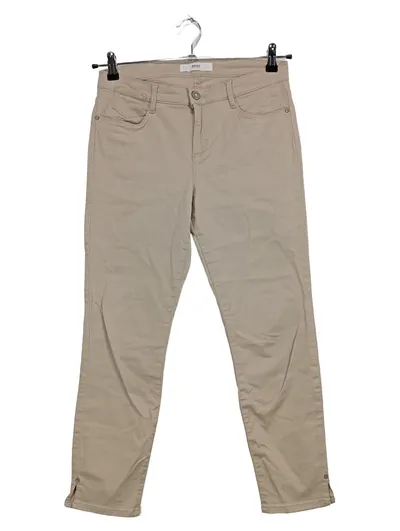 BRAX Feel Good Damen Chinohose Stoffhose Gr. 36 Beige Slim Fit