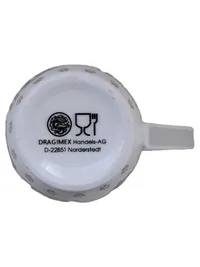 Dragimex Tasse Porzellan Katzenmotiv Weiß 350ml Kaffeetasse Teetasse 2