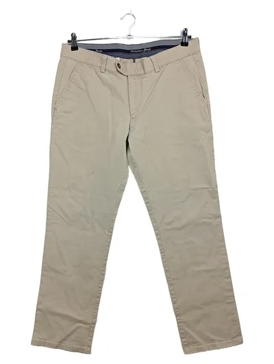Christian Berg Herren Chino Stoffhose Beige Größe 25 W25 Casual