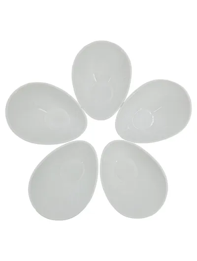 ASA Selection Dipschalen Set 5-tlg Porzellan Weiß Oval Modern