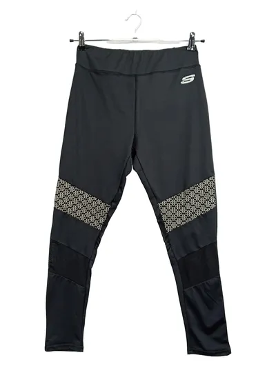 Skechers Damen Sport Leggings Schwarz Größe L Fitness Tight