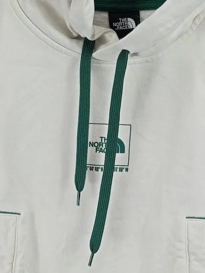 The North Face Damen Kapuzenpullover Hoodie Cropped Weiß Gr. XS