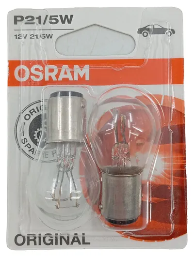 OSRAM P21/5W 12V 21/5W Glühbirne Auto Bremsleuchte Rücklicht 2er Set