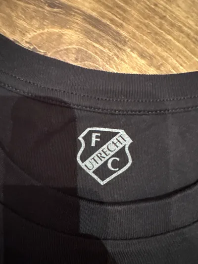 FC Utrecht Fanshirt Herren Gr. L Schwarz EST. 1970 T-Shirt Fußball