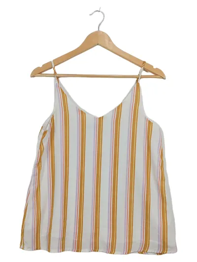 Cotton On Damen Top Trägertop gestreift Gr. XS Mehrfarbig Casual