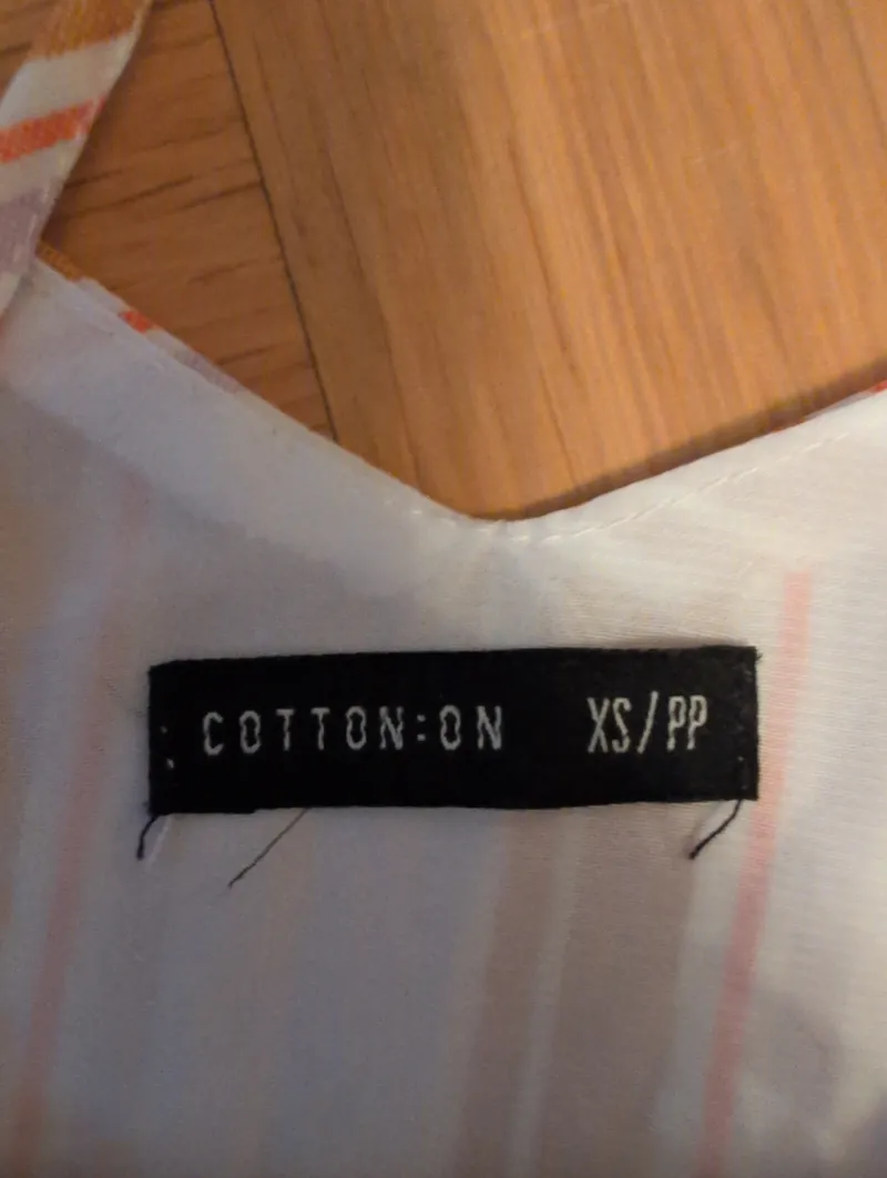 Cotton On Damen Top Trägertop gestreift Gr. XS Mehrfarbig Casual 6