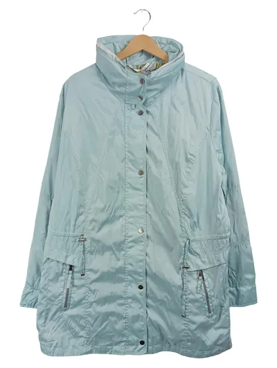 Concept K Damen Leichte Jacke Gr. 50 Türkis Windbreaker Übergangsjacke