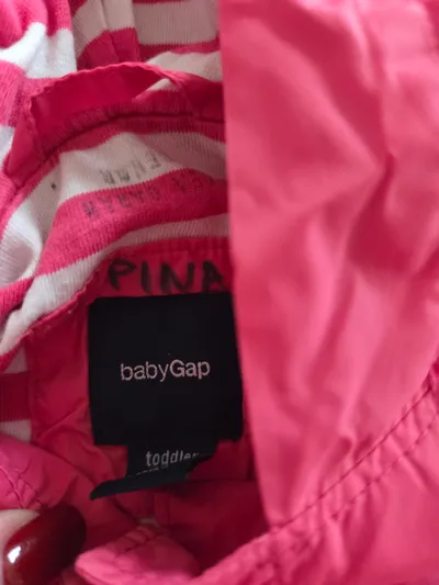babyGap Mädchen Leichte Jacke Pink Gr. 110 Kapuze Windbreaker