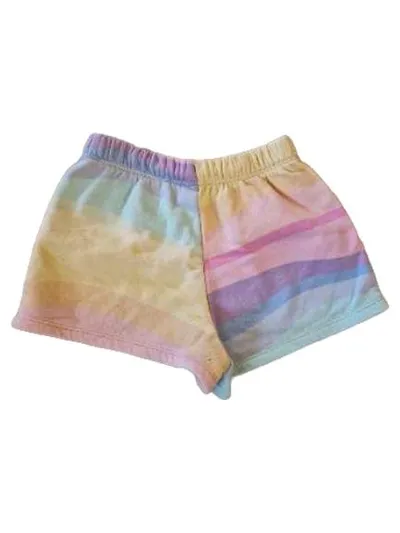NEXT Kinder Shorts Regenbogen gestreift Mädchen Gr. 110 Baumwolle