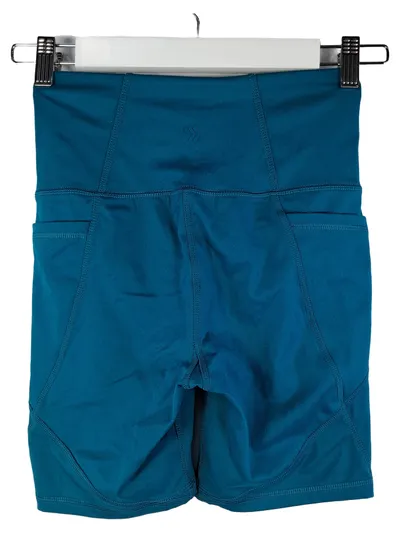 All in Motion Damen Sport Shorts Radlerhose Petrol Gr. XS High Waist Taschen