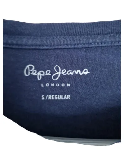 Pepe Jeans London Herren T-Shirt Union Jack Flagge Navy Blau Gr. S