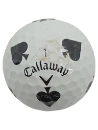 Callaway Golfball Nr. 1 Pik Symbol Kartenspiel Design Weiß gebraucht 1