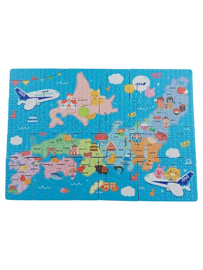 Japan Karte Puzzle ANA Kinderpuzzle Japanische Präfekturen Lernpuzzle