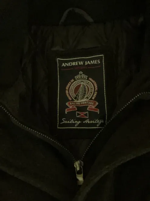 Andrew James Herren Wollmantel Jacke Grau Gr. 56 3XL Wolle Kaschmir Klassisch 3