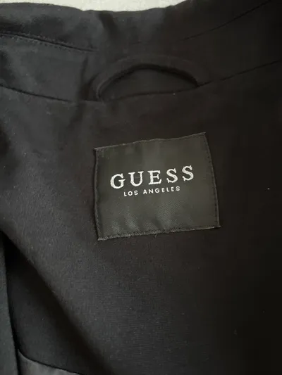 GUESS Los Angeles Damen Blazer Schwarz Strassbesatz Gr. M 38