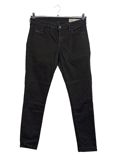 Diesel Damen Slim Fit Jeans Schwarz Größe M W29 Stretch