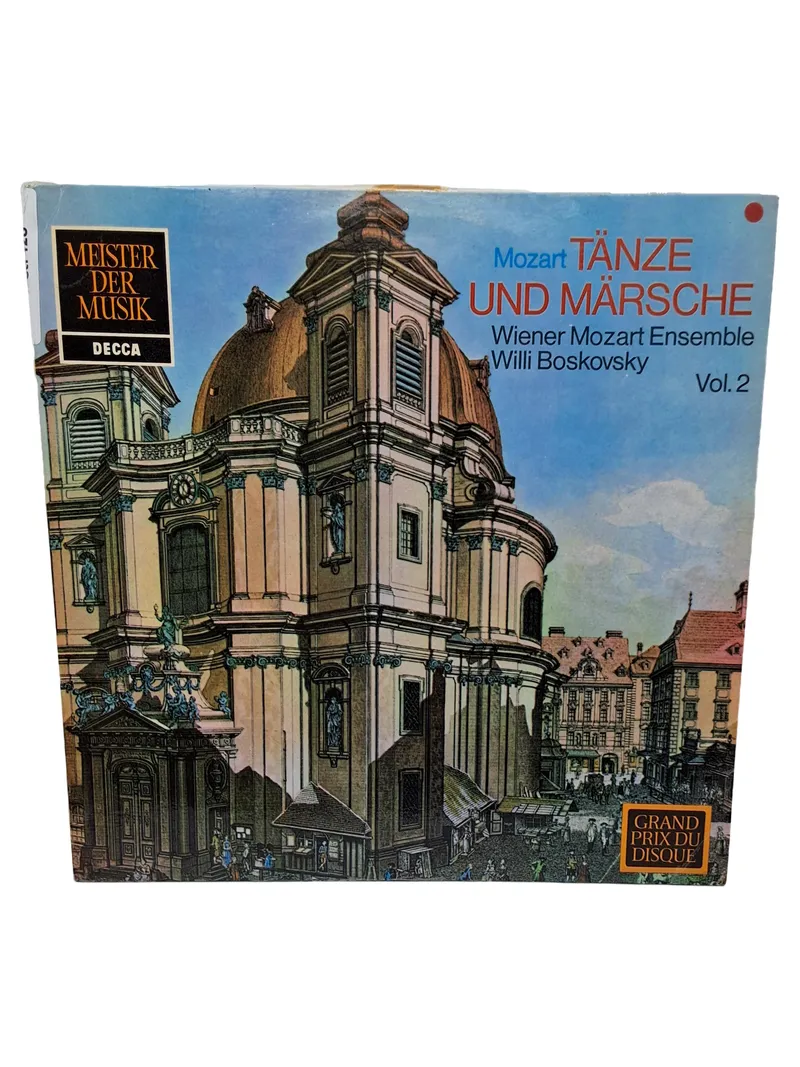 Decca Mozart Tänze Märsche Vol. 2 Vinyl LP Wiener Mozart Ensemble Boskovsky 1
