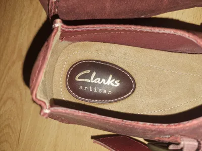 Clarks Artisan Damen Mary Jane Pumps Leder Rot Gr. 39.5 Vintage
