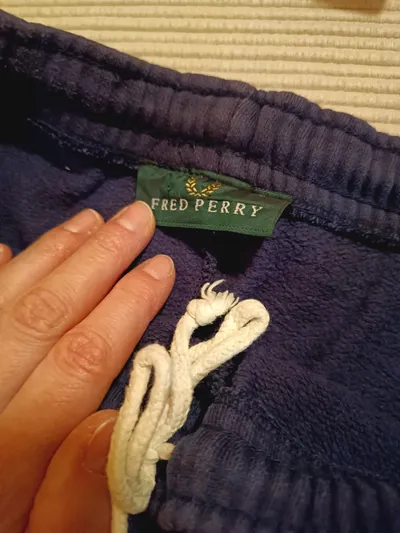 Fred Perry Sweat Shorts Kinder Gr. 170/176 Blau Sportshorts