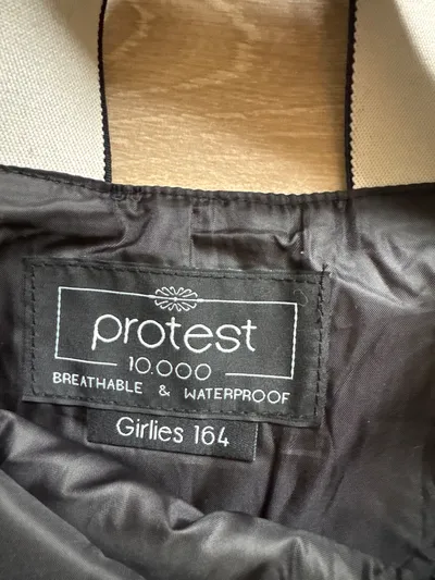 Protest Ski Latzhose Kinder Gr. 164 Schwarz Wasserdicht Snowboard