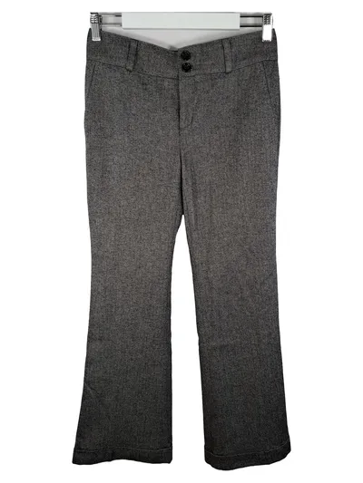 Banana Republic The Martin Fit Anzughose Damen Grau W29, 38, M Fischgrätenmuster