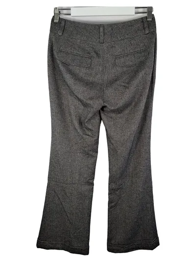 Banana Republic The Martin Fit Anzughose Damen Grau W29, 38, M Fischgrätenmuster