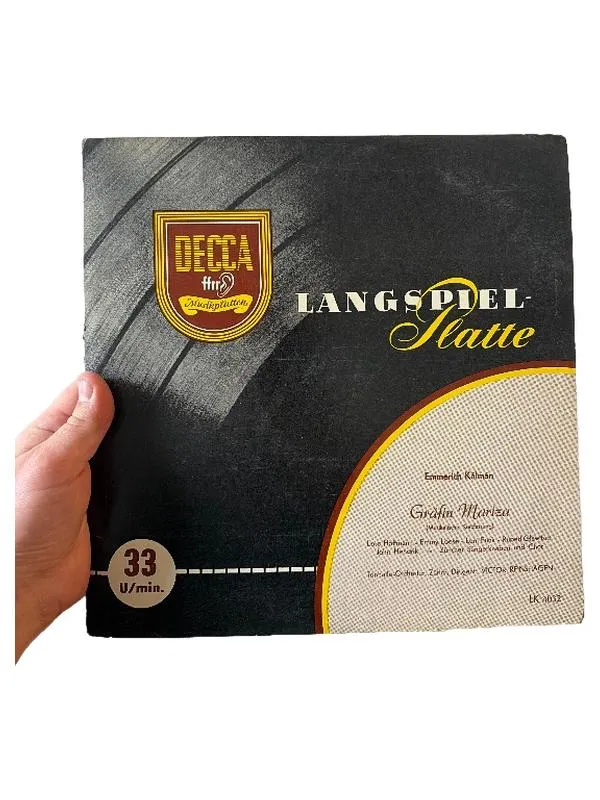 Decca Vinyl LP Gräfin Mariza Emmerich Kálmán 33 U/min Langspielplatte 1