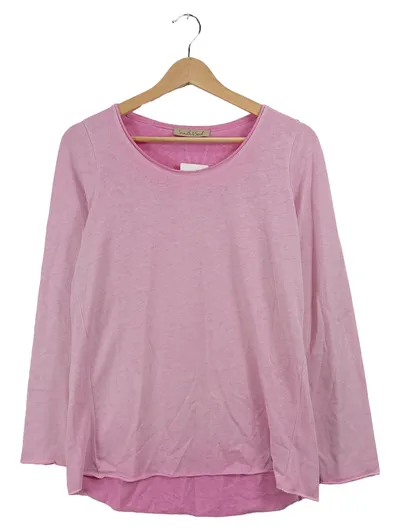 Smith & Soul Damen Langarmshirt Gr. 38/M Rosa Casual Basic