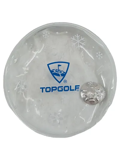 Handwärmer Gel-Pad Wärmflasche Schneeflocken Weihnachten Transparent 9cm