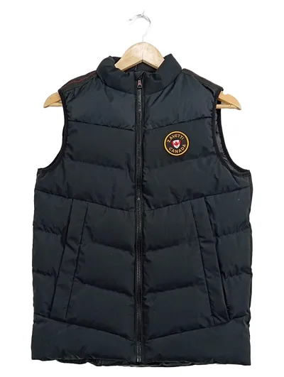 Zavetti Canada Herren Steppweste Gr. XL Schwarz Outdoor Puffer Vest