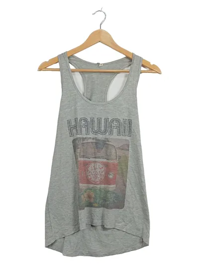 Rip Curl Damen Tanktop Hawaii Motiv Grau Gr. M Racerback