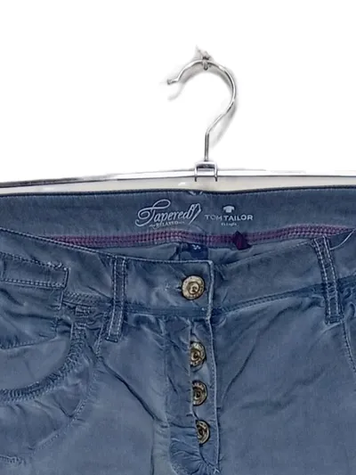 Tom Tailor Damen Jeans Tapered Fit Gr. 36 W28 Blau Relaxed Hose