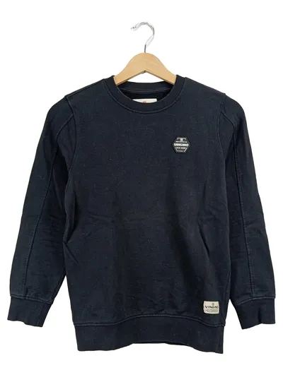 Vingino Sweatshirt Kinder Gr. 152 Schwarz Baumwolle Blue Jeans