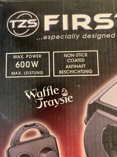 TZS First Austria Waffelbecher-Automat FA-5304 600W Antihaft Schwarz