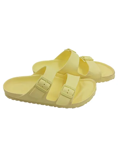 Birkenstock Arizona EVA Sandalen Pantoletten Damen Gr. 41 Gelb